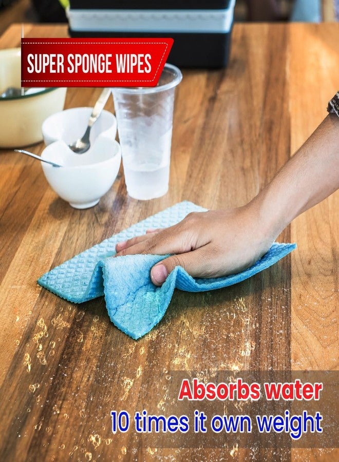 Chakaa chak Chakaachak Super Sponge Wipes (Pack of 3) | Reusable Cleaning Cloths | for Glass | Kitchen Slab | Metal Surfaces & Appliances | Multicolour Wipes | Highly Absorbent | Durable Kitchen Cleaning Needs - Image 5